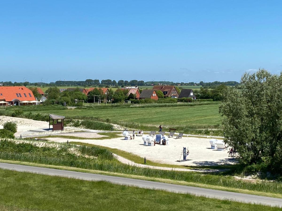 Ferienhaus Sieglinde Mit Deichblick Emden Exteriör bild